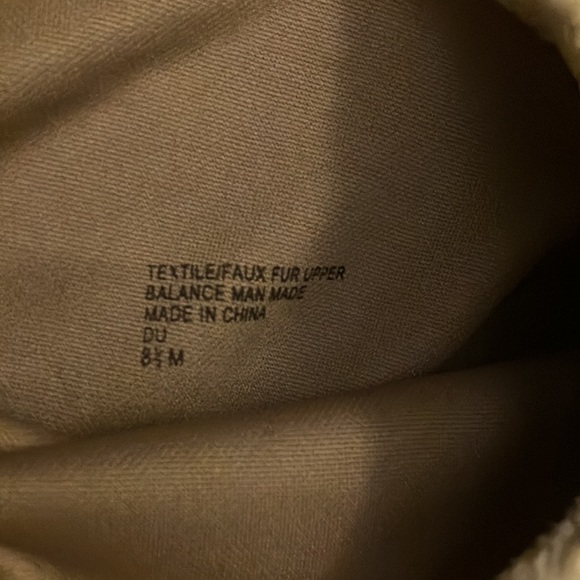 Over-the-knee taupe w/ fleece accents - Picture 5 of 5